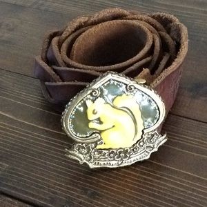 LUCKY BRAND LEATHER BELT SIZE LARGE